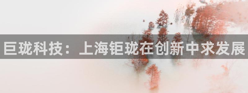 天辰天富娱乐：巨珑科技：上海钜珑在创新中求发展