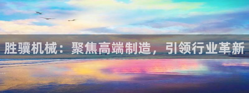 天辰娱乐上级：胜骥机械：聚焦高端制造，引领行业革新